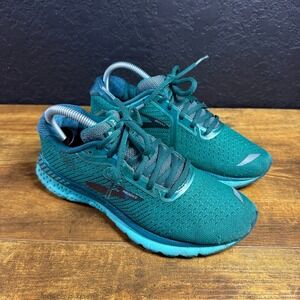 Brooks Adrenaline GTS 20 Teal Mesh Running Shoes Womens 7.5
